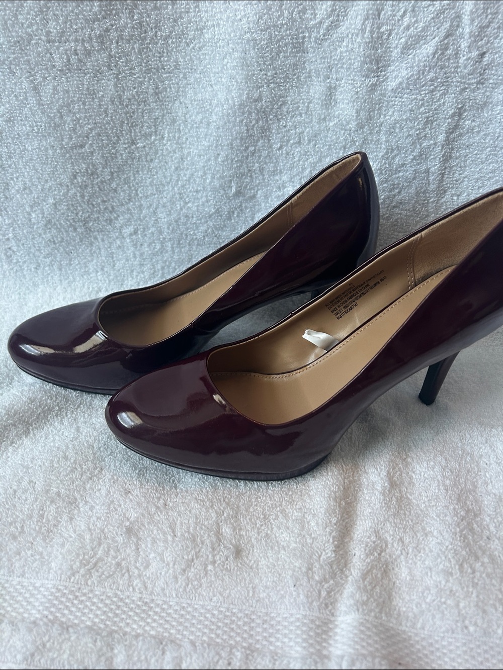 Merona Patent Pump Heels in Deep Burgundy